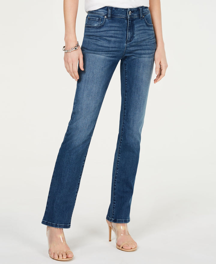 INC Five-Pocket Straight-Leg Jeans