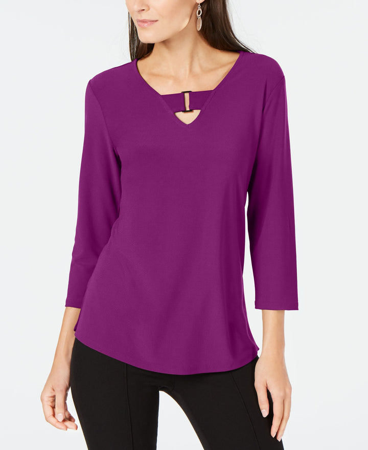 Petite Buckle-Detail Tunic