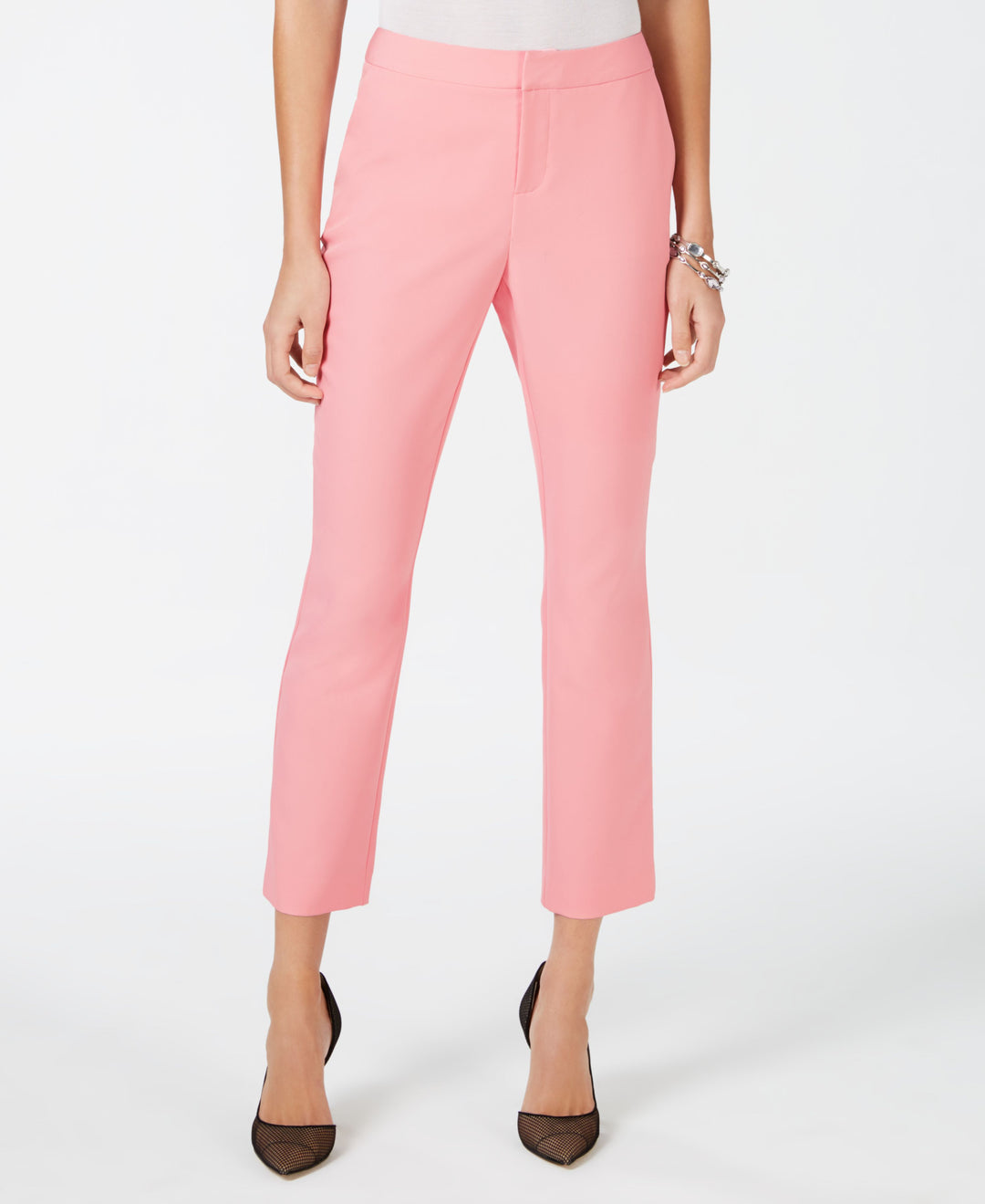 Cropped Straight Leg Pants