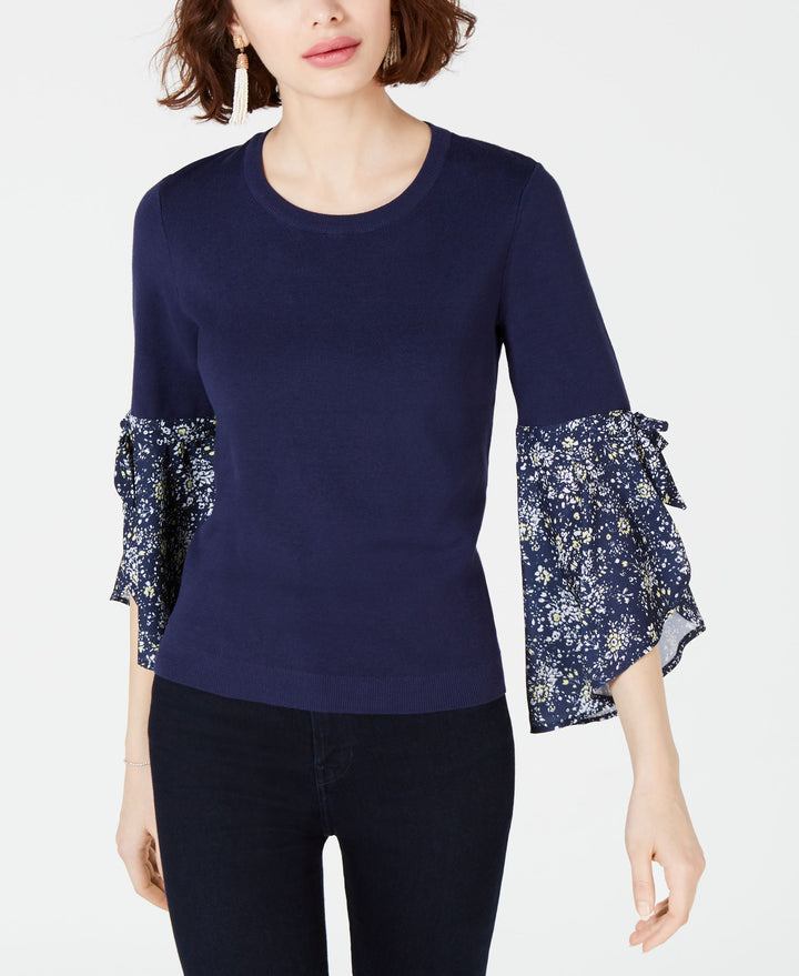 Maison Jules Contrast Sleeve Sweater