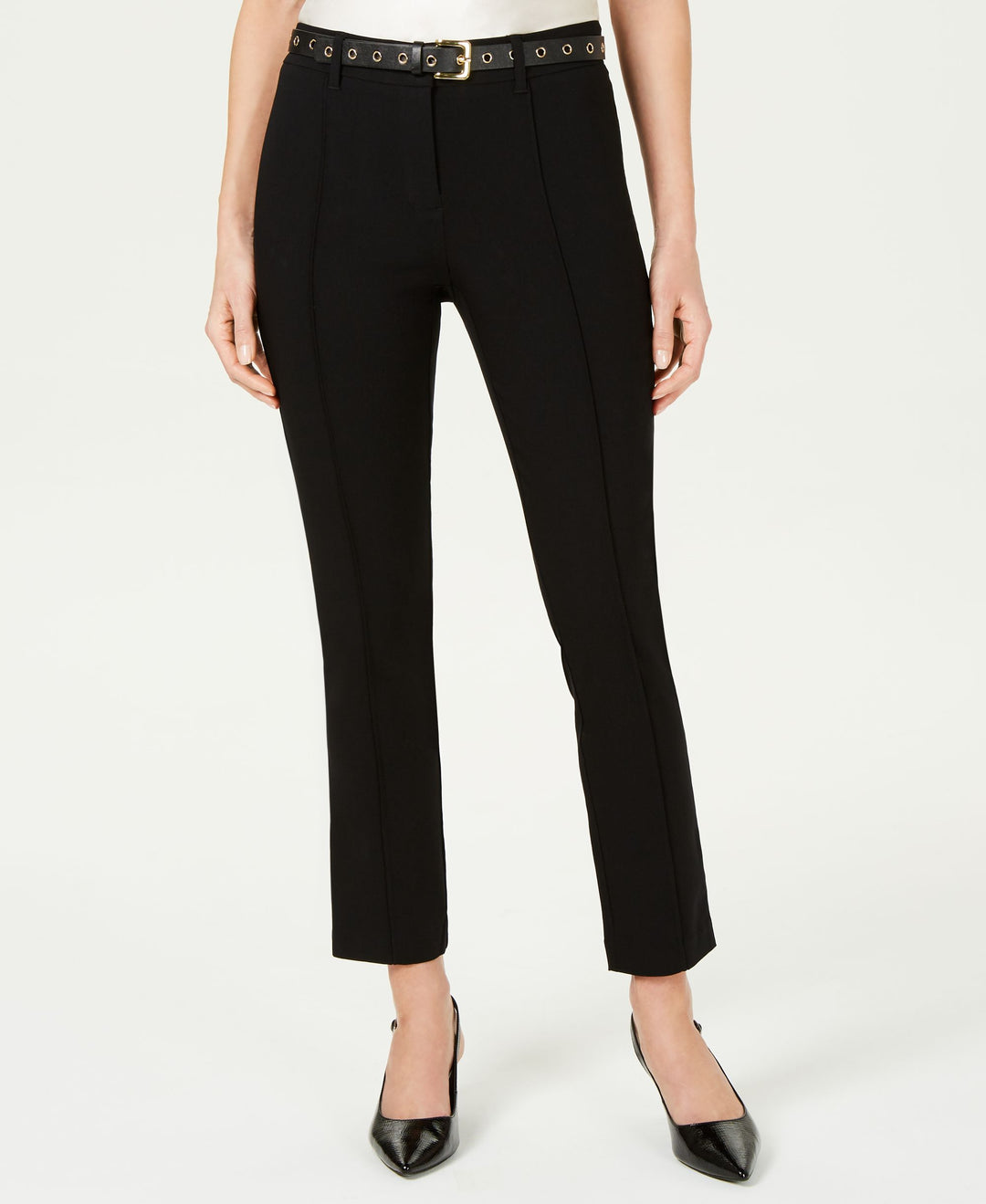 Belted Seam Pants