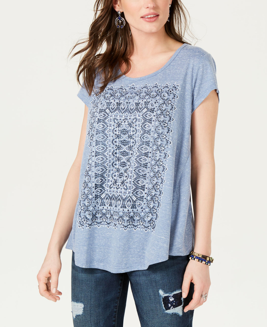 Style & Co Graphic Print T-Shirt