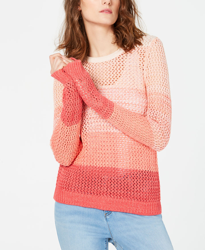 Ombre Open Knit Sweater