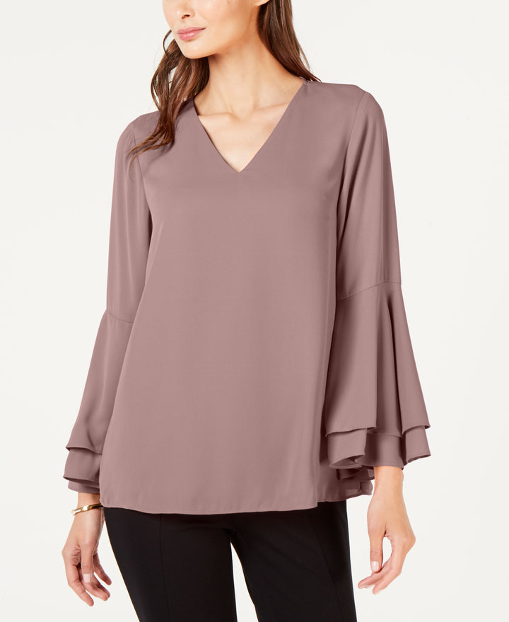 Bell-Sleeve Blouse