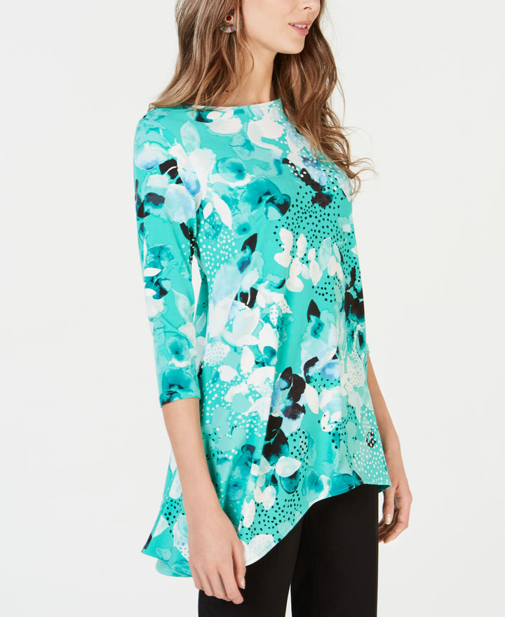 Alfani Printed Swing Top