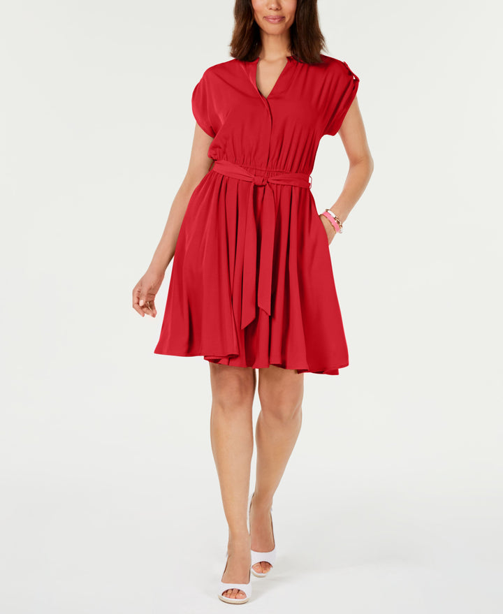 Petite Belted Dress