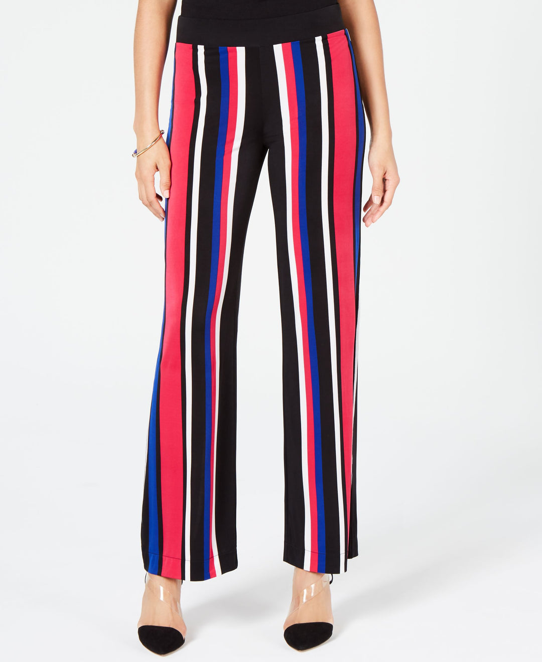 Petite Striped Soft Pants