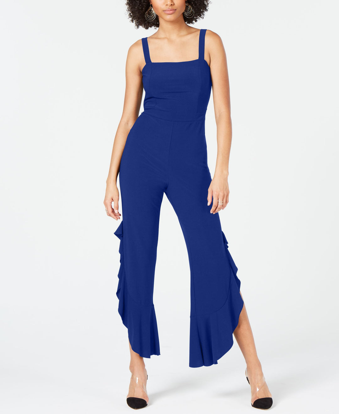 Sleeveless Wide Leg Party Jumpsuit