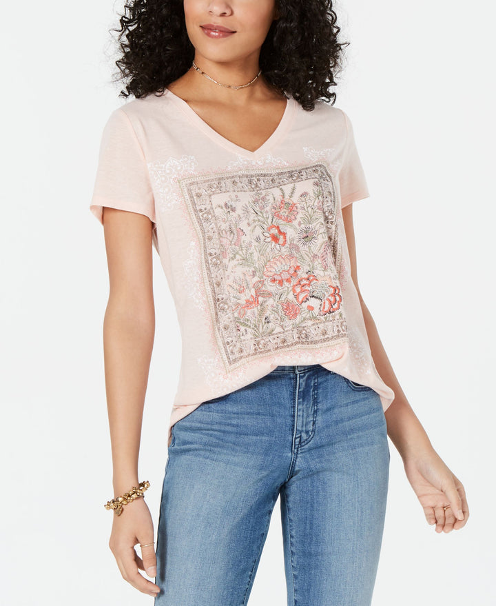 Petite Graphic-Print T-Shirt