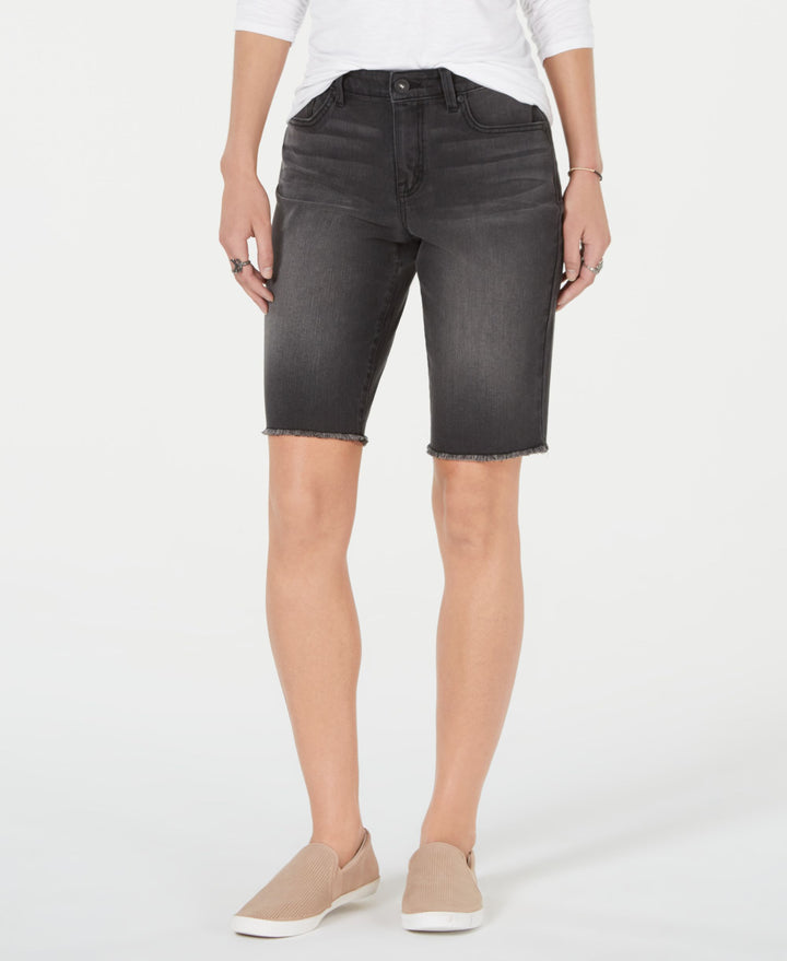 Style & Co Petite Raw Hem Bermuda Shorts