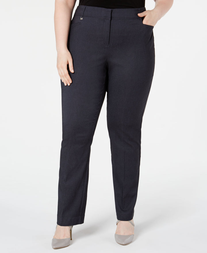 Plus & Petite Plus Size Tummy Control Curvy-Fit Pants