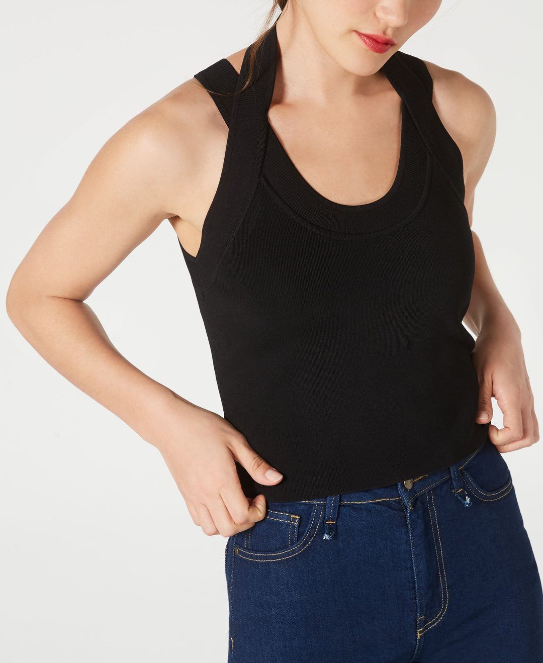Cropped Sweater Tank