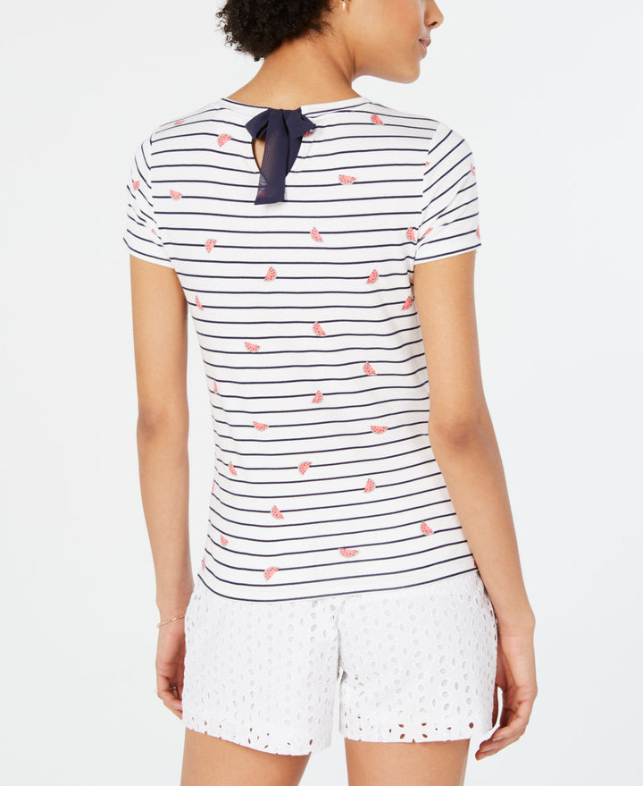Maison Jules Tied Keyhole Back Top