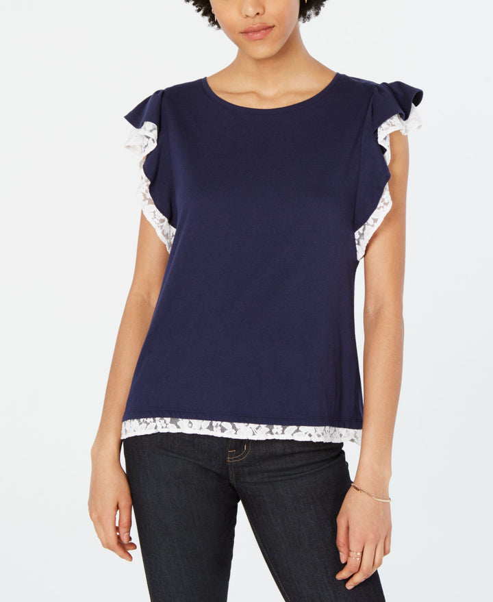 Maison Jules Flutter Sleeve Top