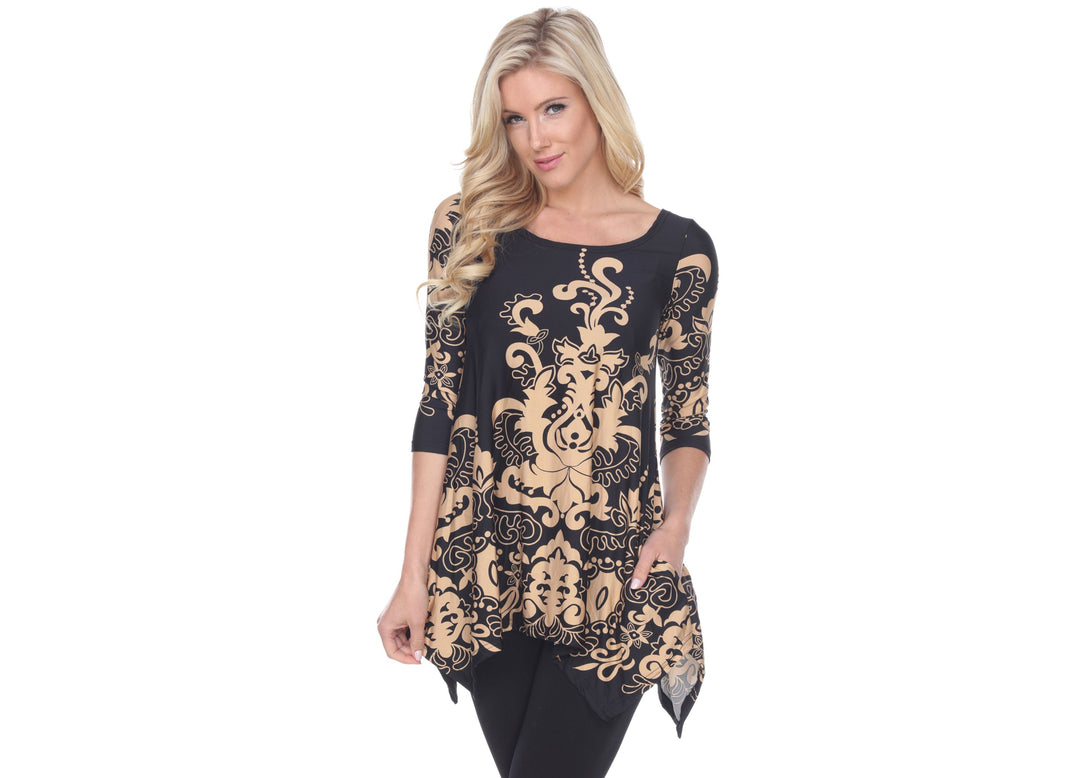 White Mark Womens Yanette Tunic