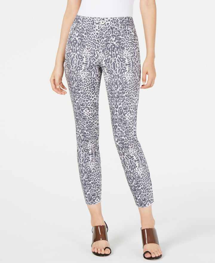 Animal Print Skinny Jeans