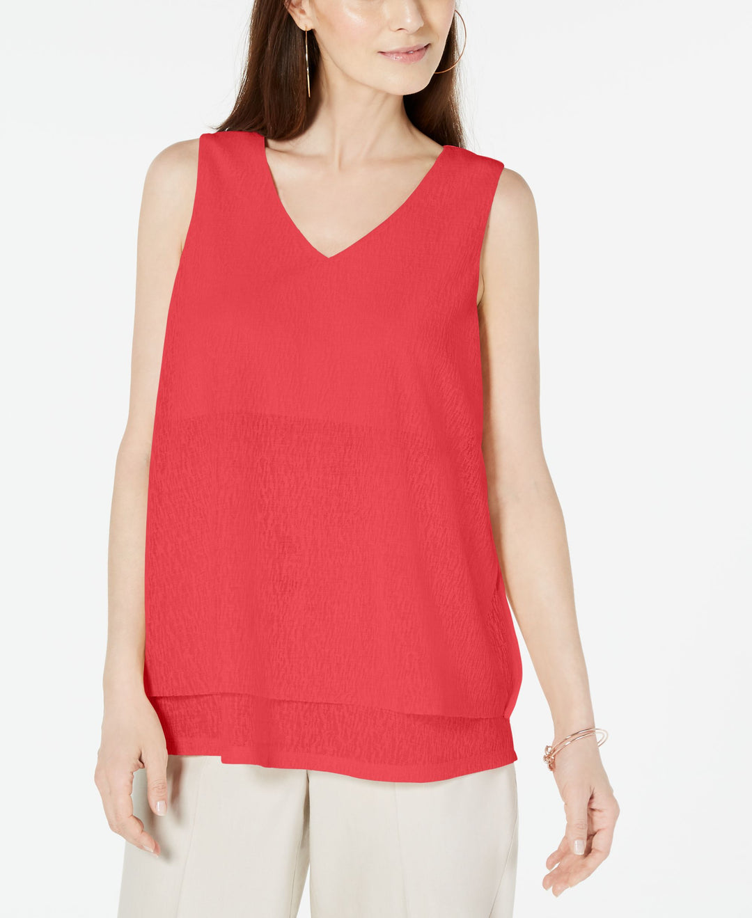 Sleeveless Layered Top