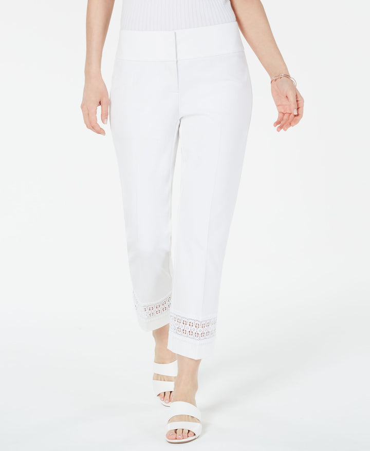 Alfani Eyelet Ankle Pants