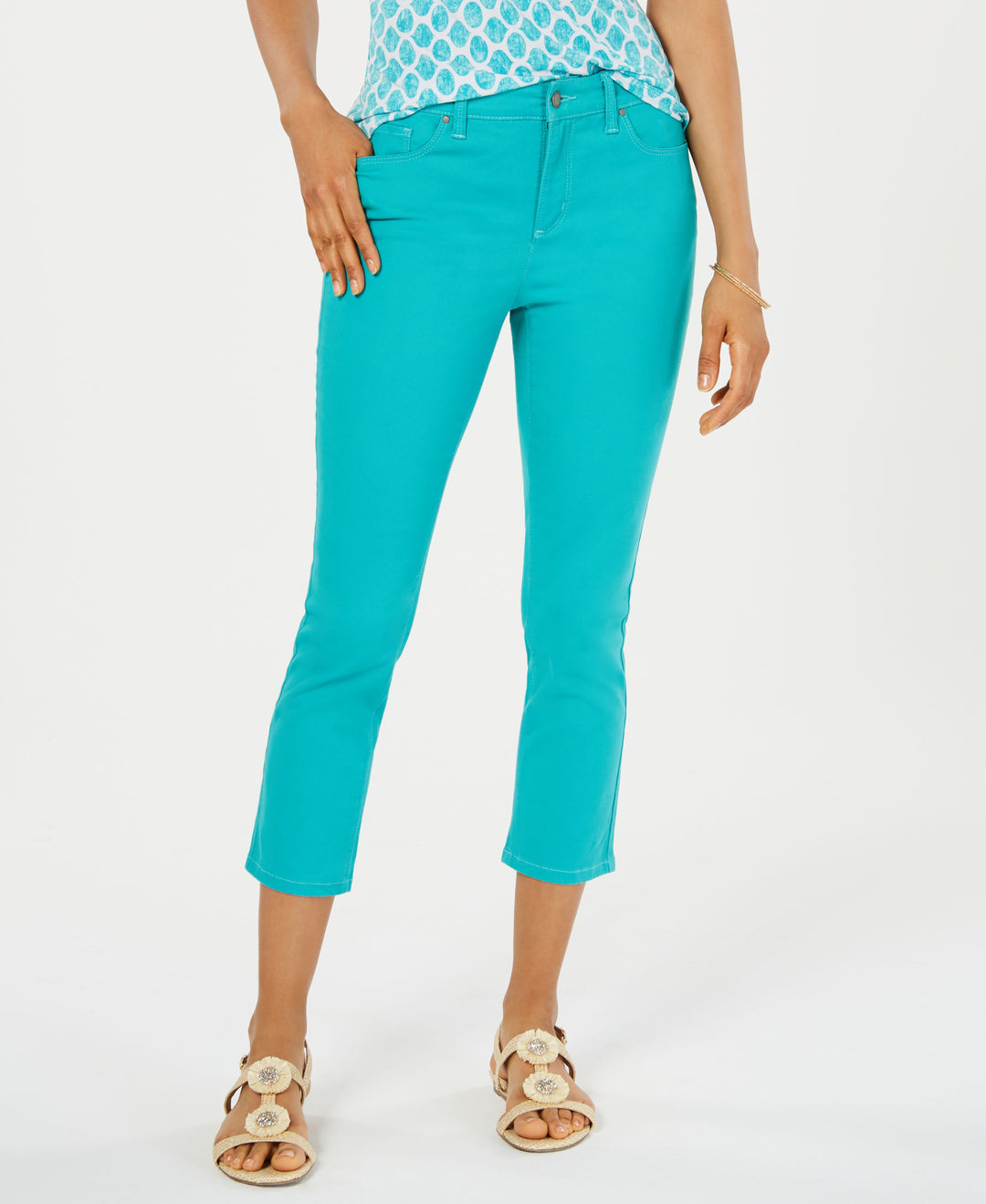 Petite Tummy-Control Bristol Capri Jeans