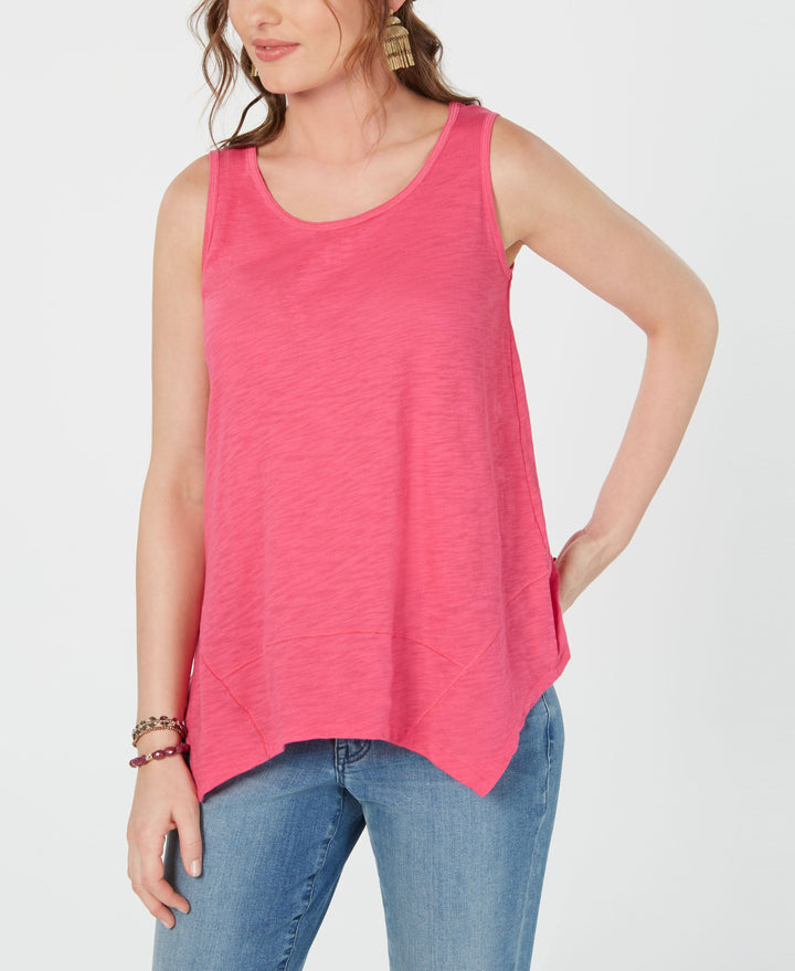 Handkerchief-Hem Tank Top