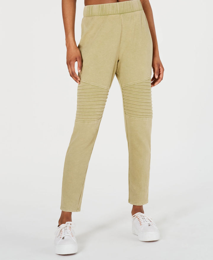 Material Girl Juniors French Terry Moto Leggings