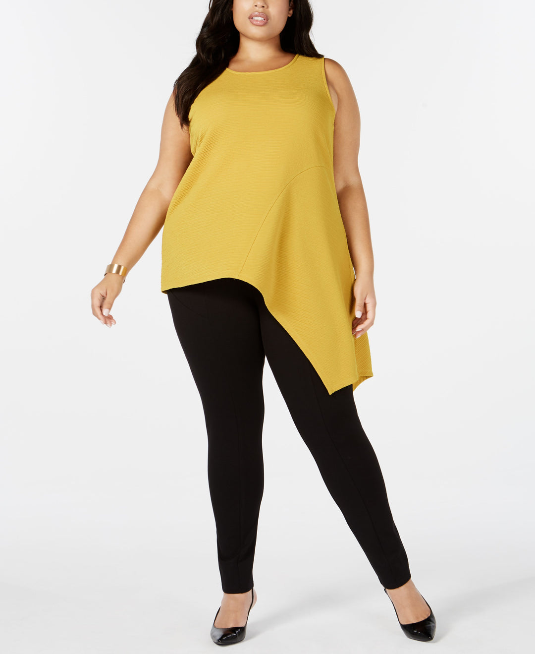 Alfani Plus Size Asymmetrical Tank Top