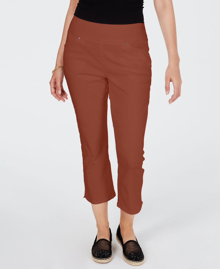 INC Curvy Pull-On Skinny Cropped Pants