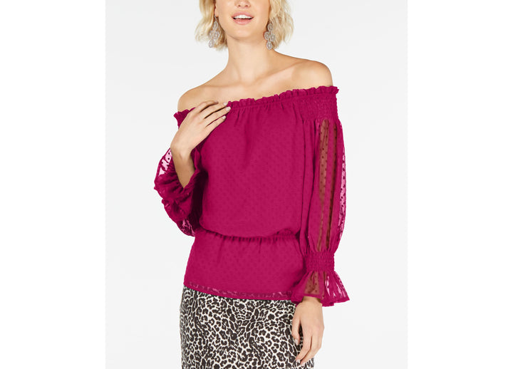 Textured Off The Shoulder Top