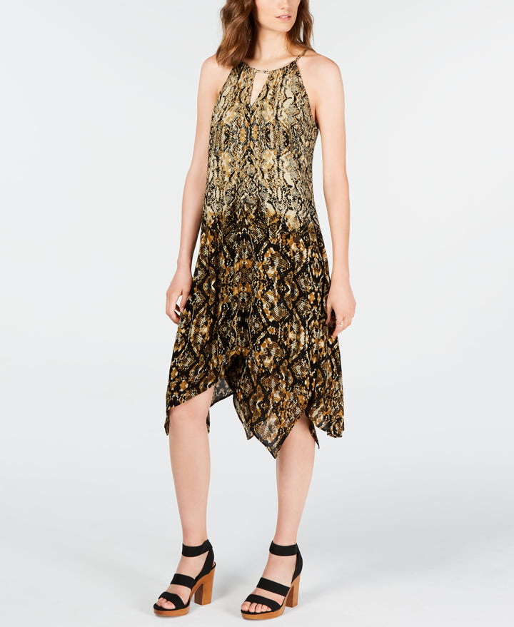 INC Python-Print Dress