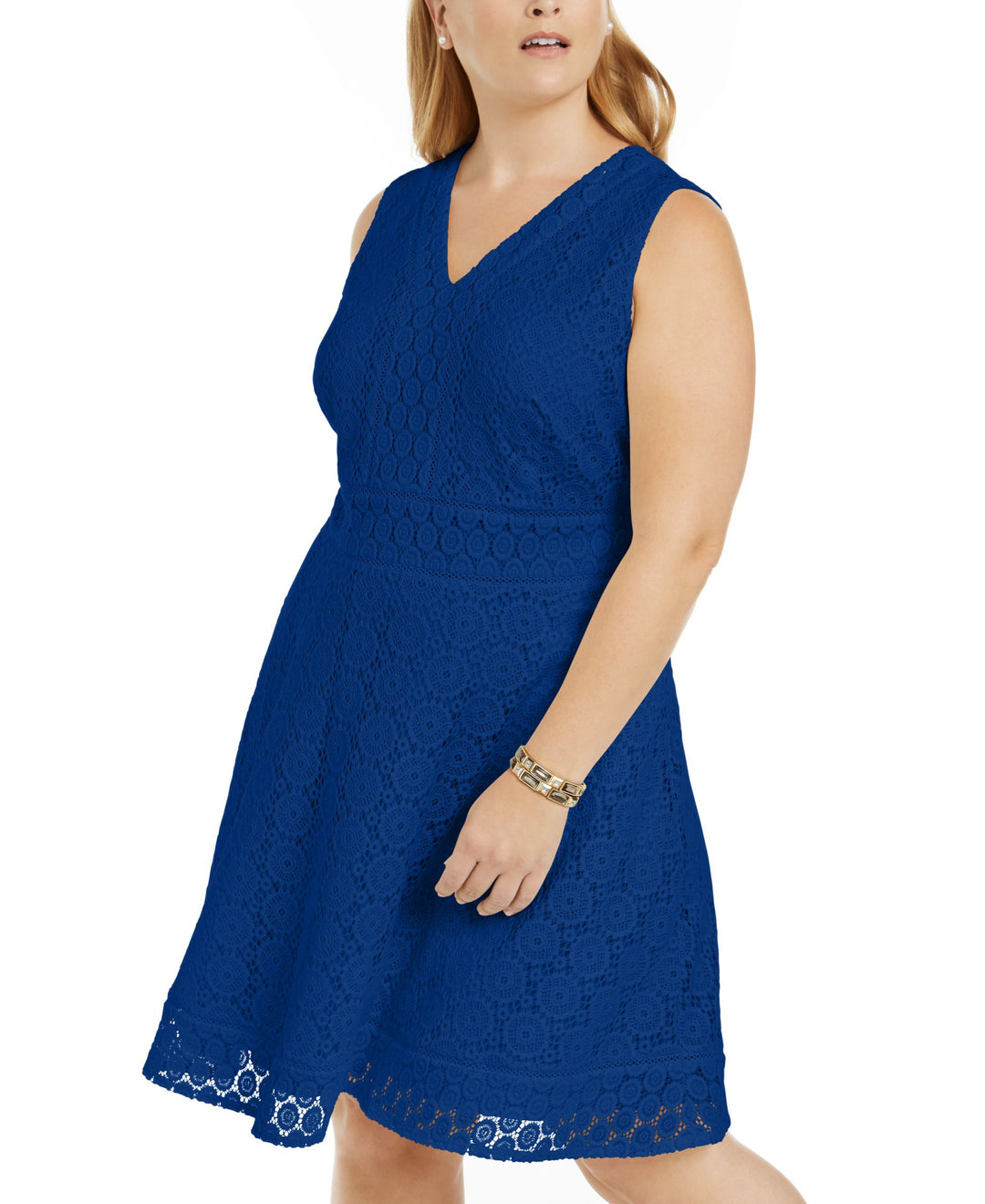 Charter Club Plus Size Lace Fit Flare Dress USAFashion Charter Club Plus Size Lace Fit Flare Dress USAFashion