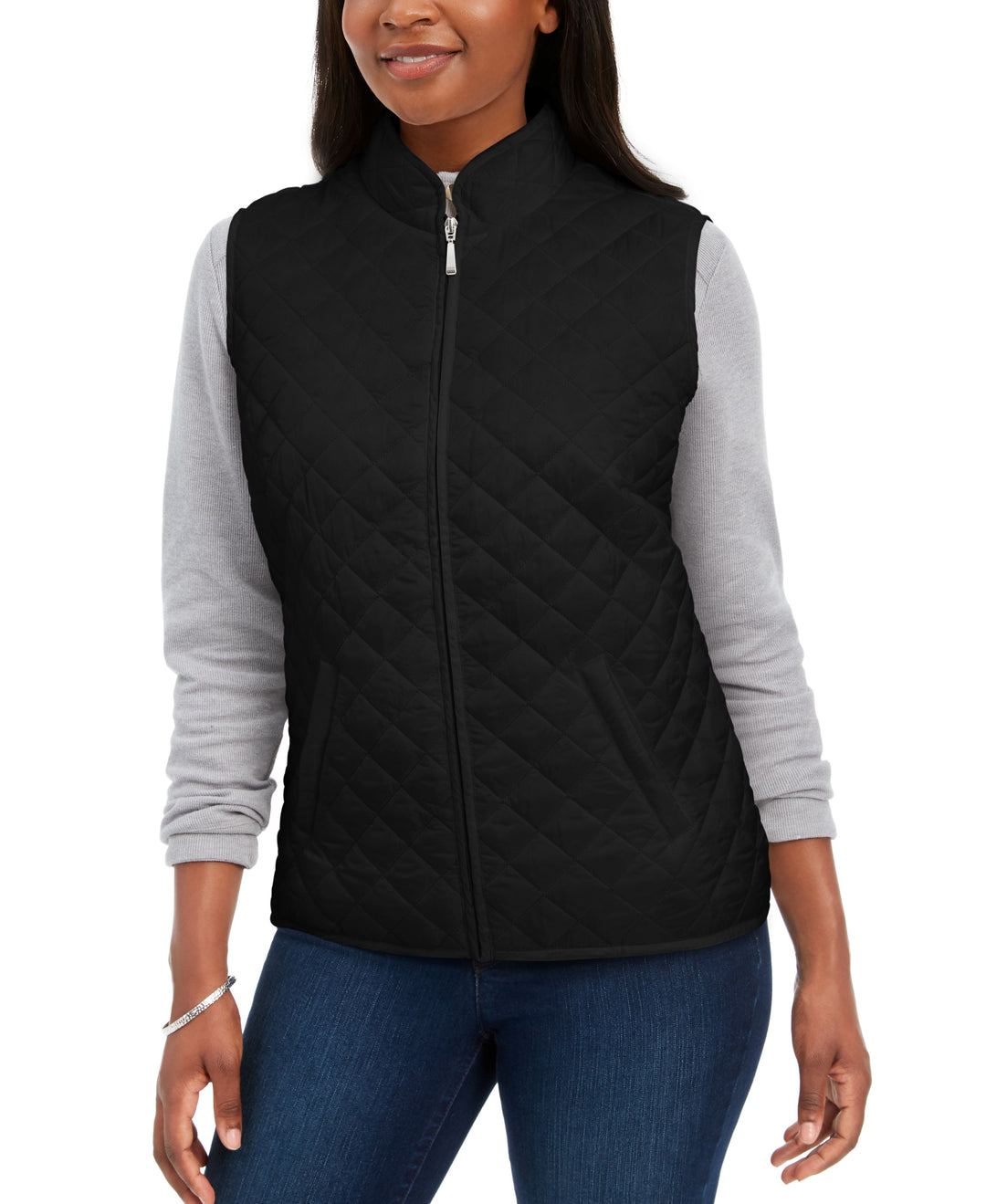 Petite Quilted Puffer Vest