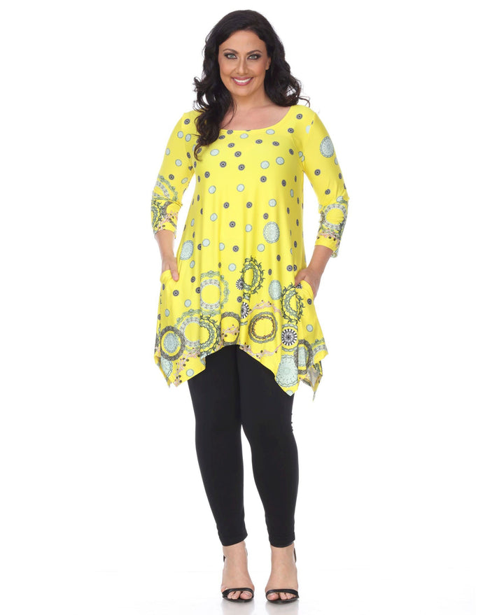 Plus Size Erie 3/4 Sleeve Tunic Top