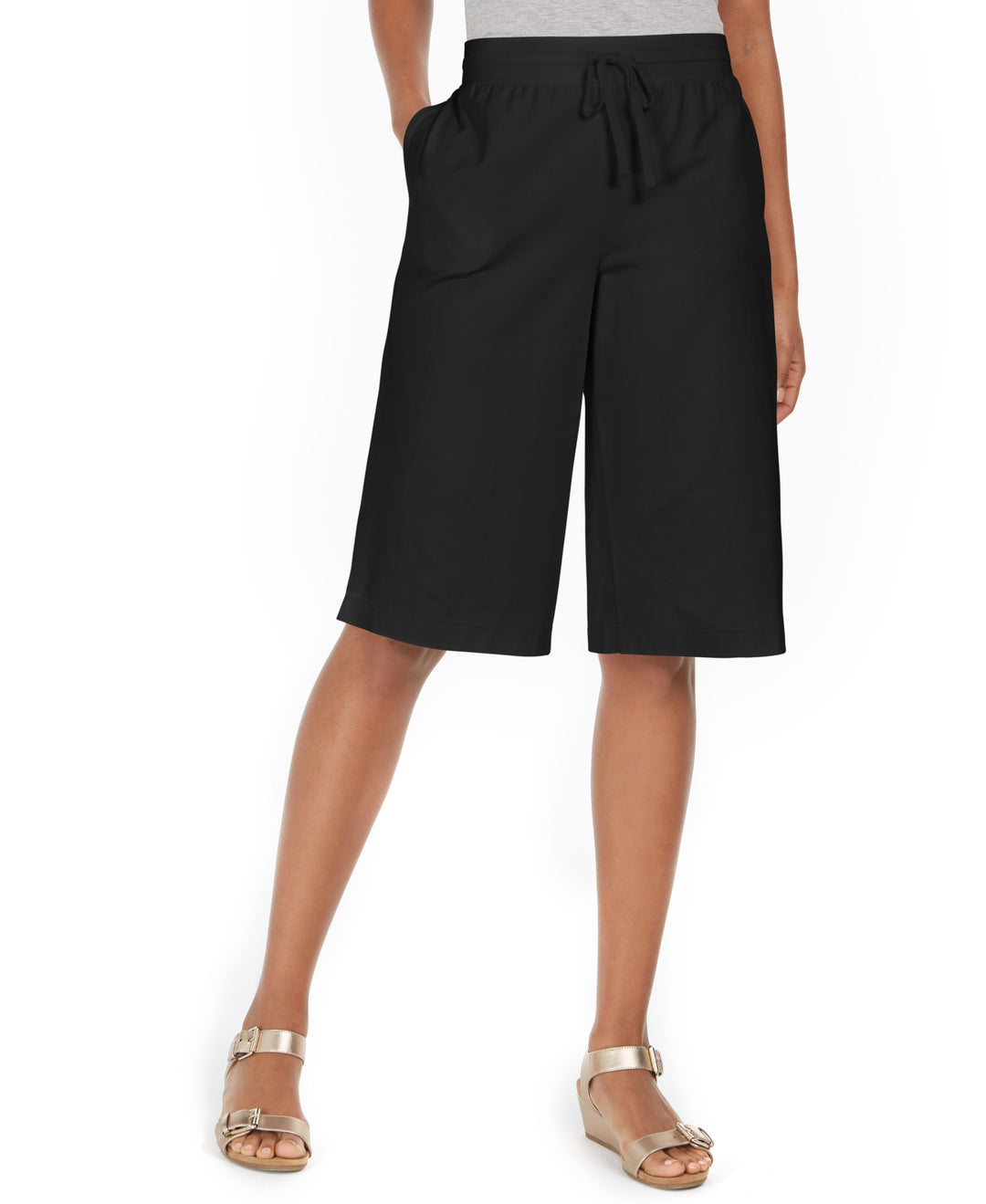 Petite Knit Skimmer Shorts