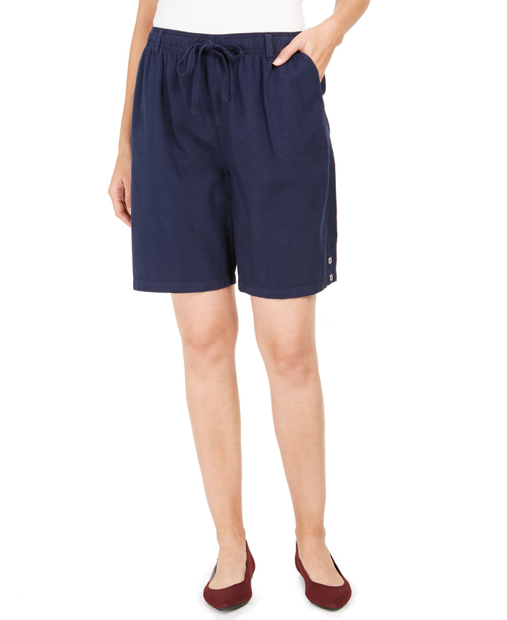Cotton Drawstring Shorts