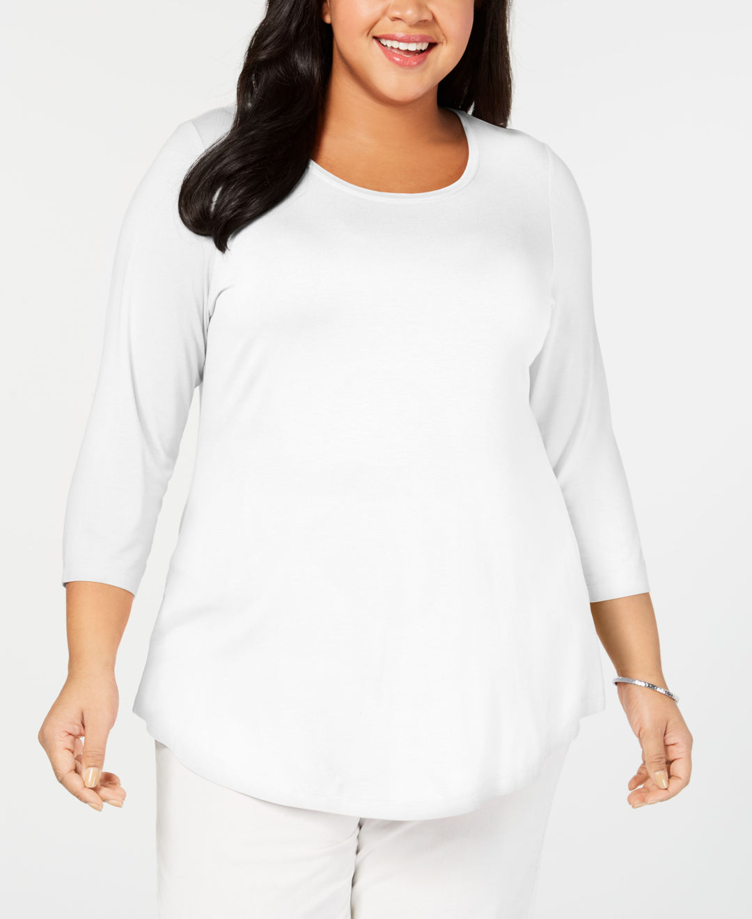 Plus Size Scoopneck Top