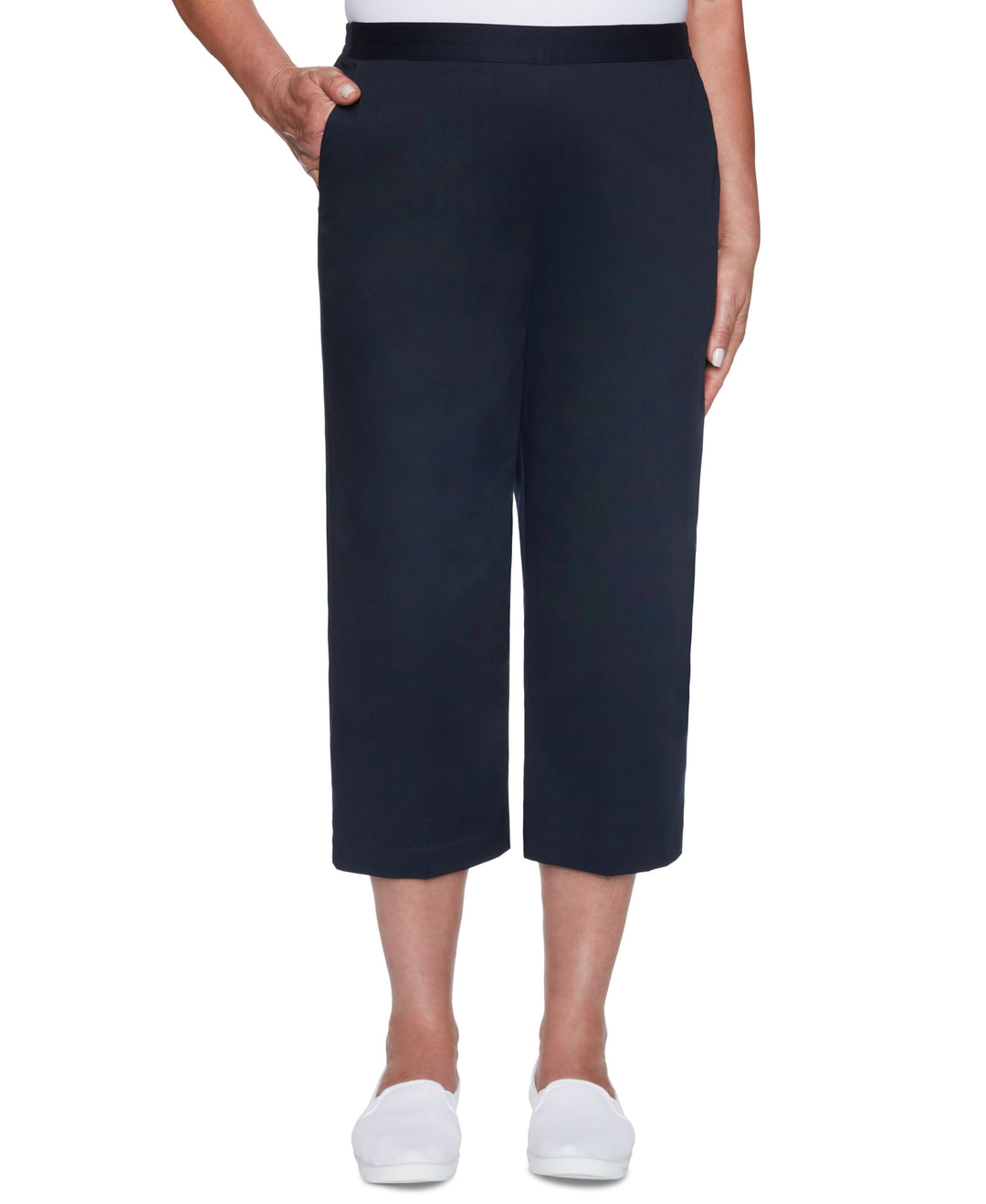 Alfred Dunner Petite Classics Capri Pull On Pants