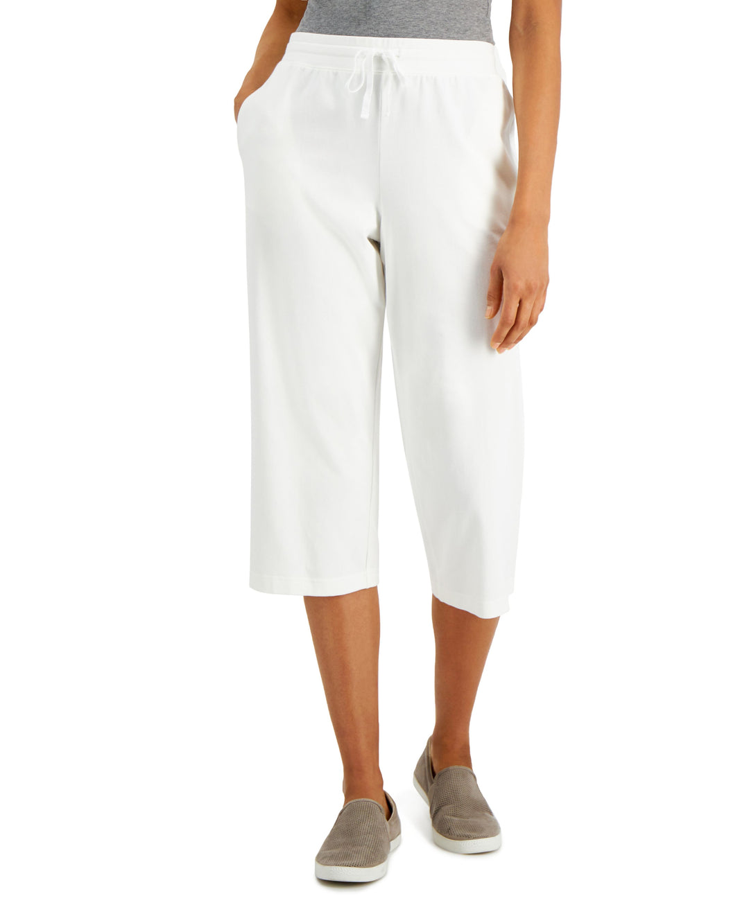 Knit Capri Pull on Pants