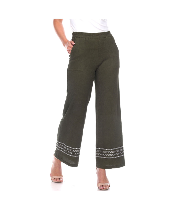 Womens Wide Leg Pant