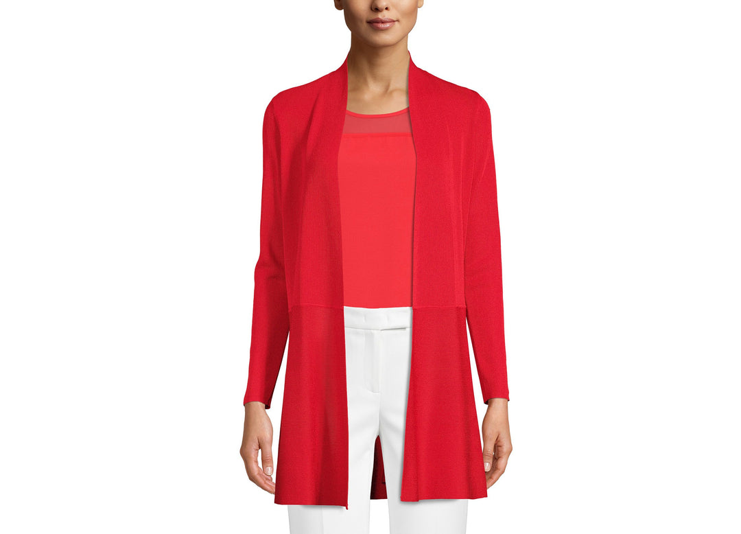 Anne Klein Petite Monterey Open Front Cardigan
