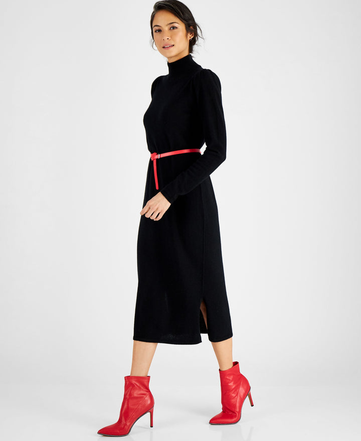 Charter Club Cashmere Mock Neck Midi Dress – USAFashion