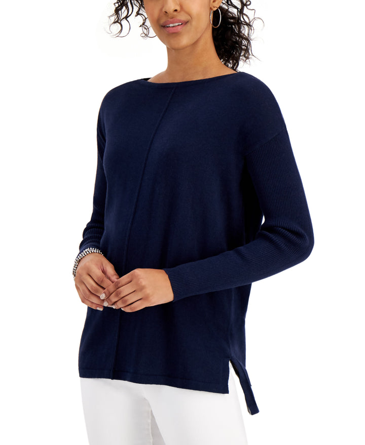 Style & Co Seamed Cotton Tunic