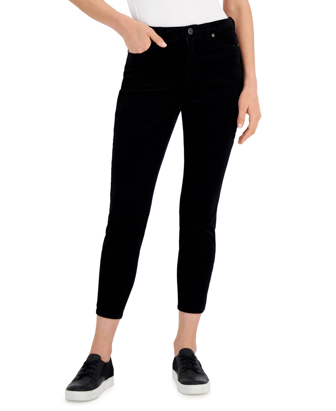 Style & Co Petite Curvy Fit Corduroy Skinny Pants