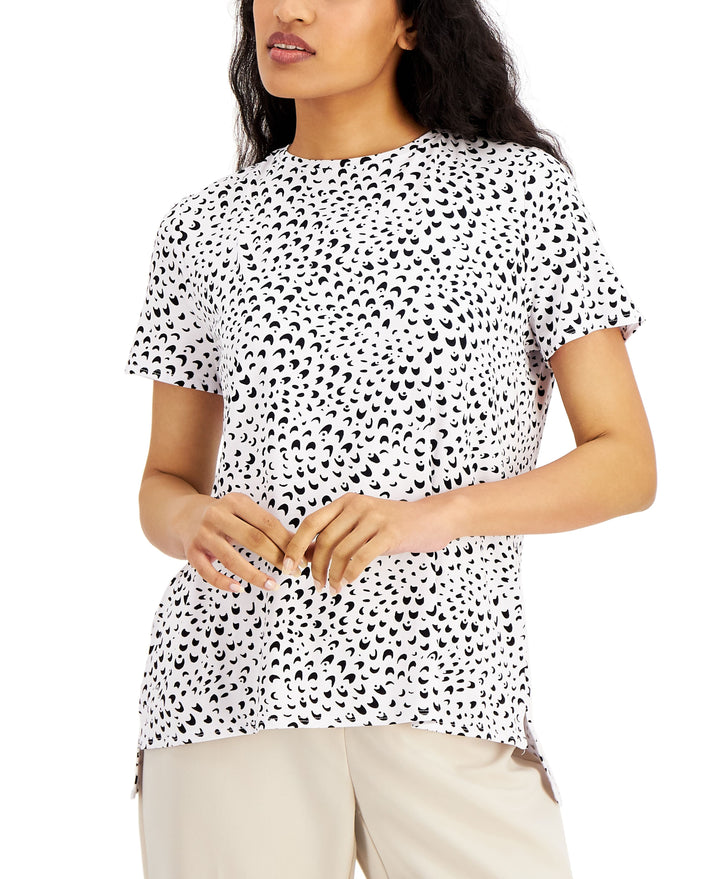 Alfani Printed Crewneck T-Shirt
