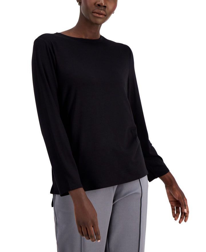 Alfani Crewneck Long-Sleeve T-Shirts