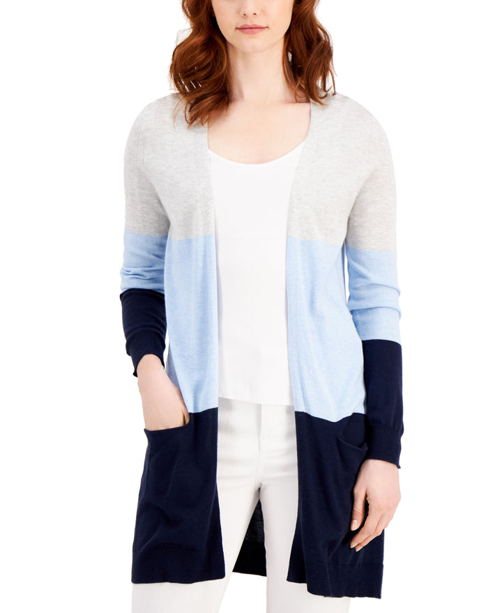 Style & Co Colorblocked Cardigan