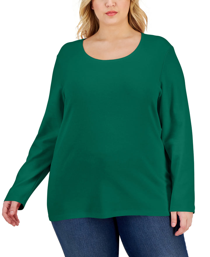 Plus Size Long Sleeve Top