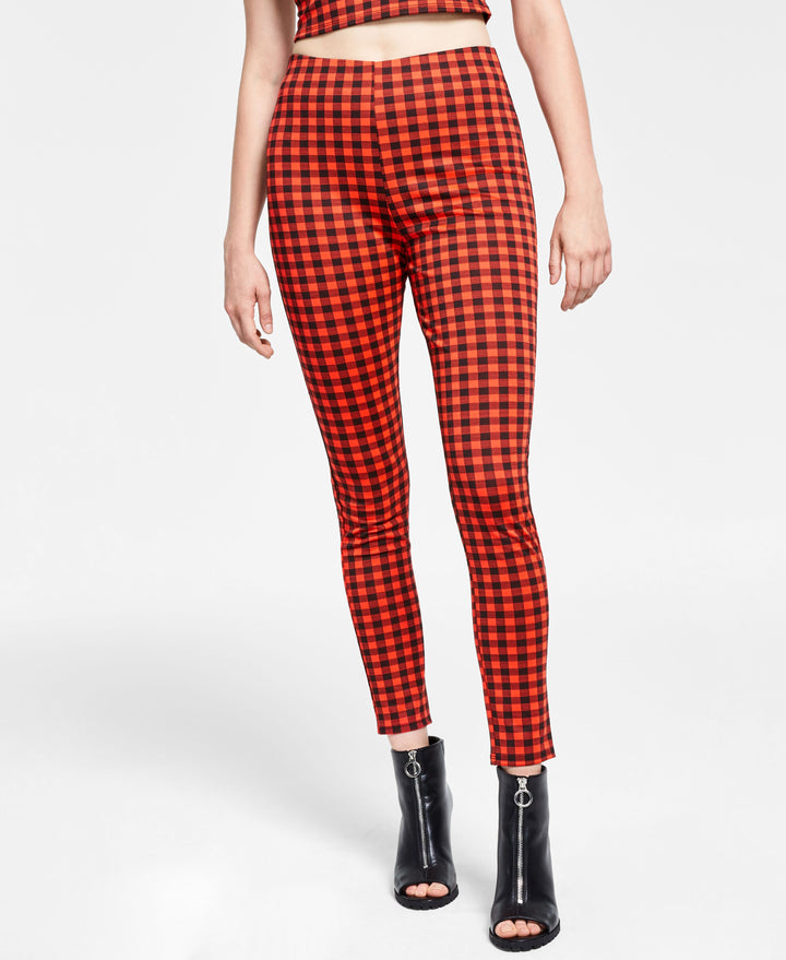 Bar III Gingham Leggings