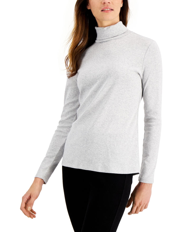 Charter Club Pima Turtleneck Top