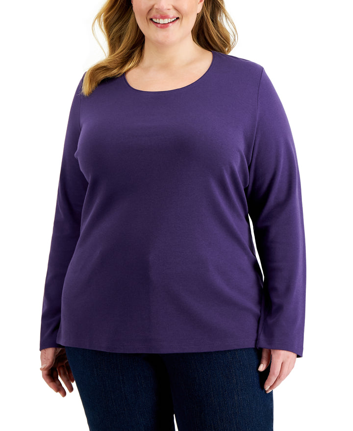 Plus Size Long Sleeve Top