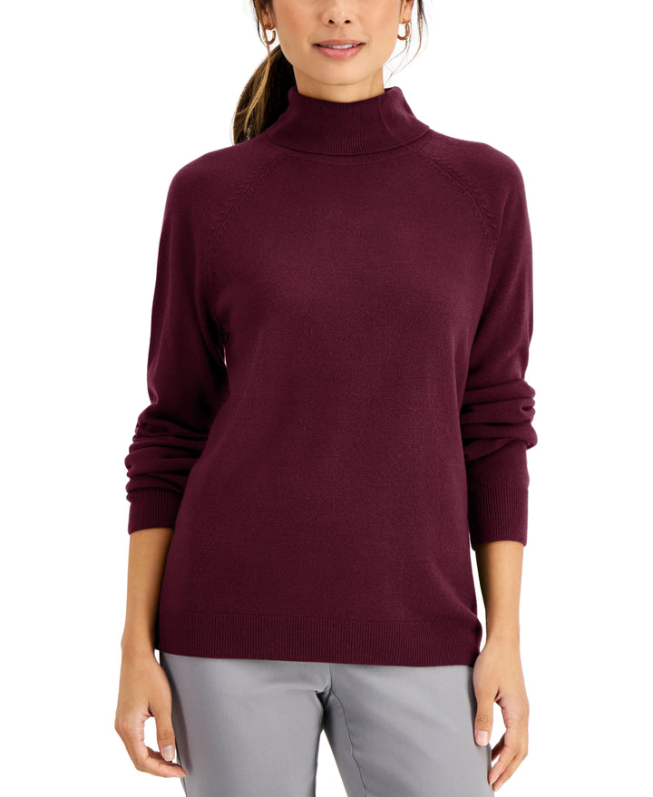 Karen Scott Luxsoft Turtleneck Sweater
